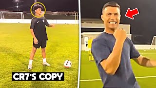 Cristiano Ronaldo & Cristiano Junior Training Together in Dubai ❤️😍