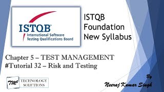 ISTQB Foundation Level | 5.5 Risk and Testing | Project Risks vs Product Risk | ISTQB Tutorials screenshot 2