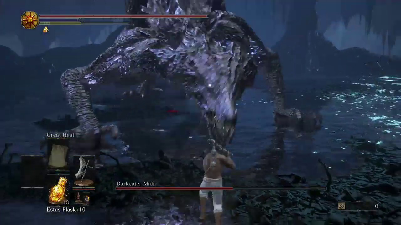 Dark Eater Midir (No Armor/NG +9/No Shield) [Dark Souls 3] - YouTube