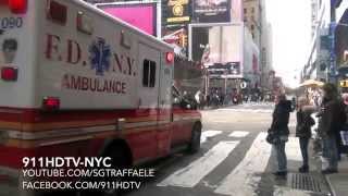911HDTV: FDNY AMBULANCE ARRIVING ON SCENE