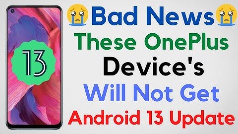 😭 Bad News 😭 These OnePlus Device