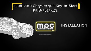 Remote Start Installation for 2008-2010 Chrysler 300 - Key-to-Start - Gas