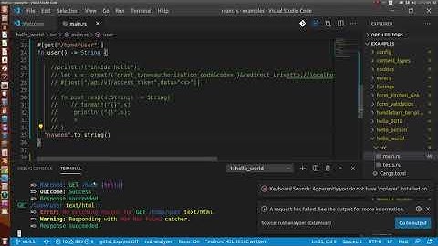Rocket -Rust Web development framework routes beginners-  PART 1