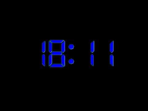 Timer Black Screen 30 Second countdown Font / LCD-Digital