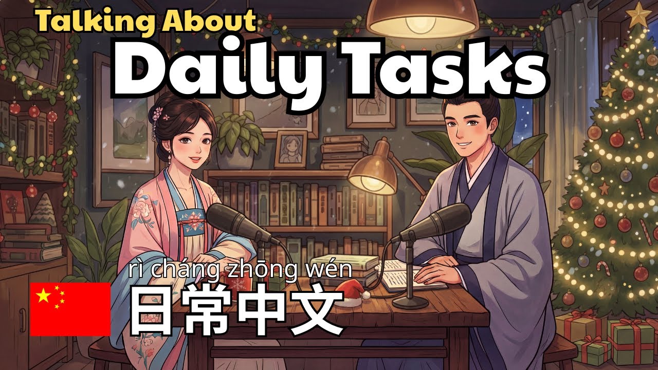 HSK 1-3| How to Talk About Your Daily Tasks in Chinese | 用中文描述你的一天