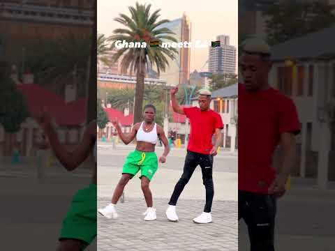 🇬🇭 vs 🇿🇦 The chemistry is insane ❤️🔥🔥 #shorts #shortsfeed #amapiano #amapianodance @vivaafrika604