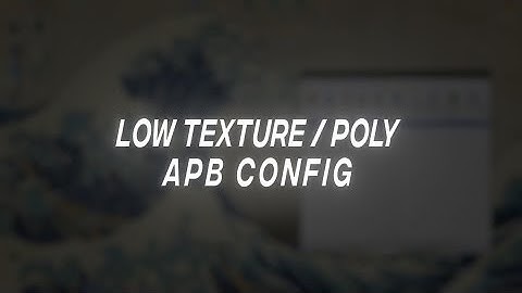 apb reloaded - low config 2023