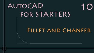 AutoCAD - How to use Fillet (4 methods!) and Chamfer