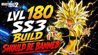 THIS LVL 180 HYBRID SSJ3 FEMALE SAIYAN BUILD SHOULD BE BANNED...|DRAGONBALL XENOVERSE 2 