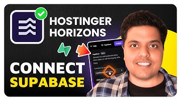 How To Use Supabase in Hostinger Horizons Web App (Easy New Guide)