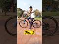 How to ride cycle without hands tutorial 20 second  subscribe for more shorts cyclestunt balance