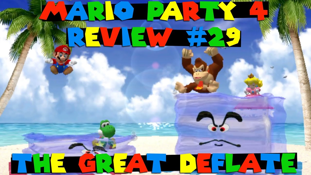 Mario Party 4 Minigame Review The Great Deflate Youtube