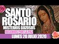 Santo Rosario de Hoy Lunes 20 de JULIO de 2020|MISTERIOS GOZOSOS//VIRGEN MARÍA DE GUADALUPE