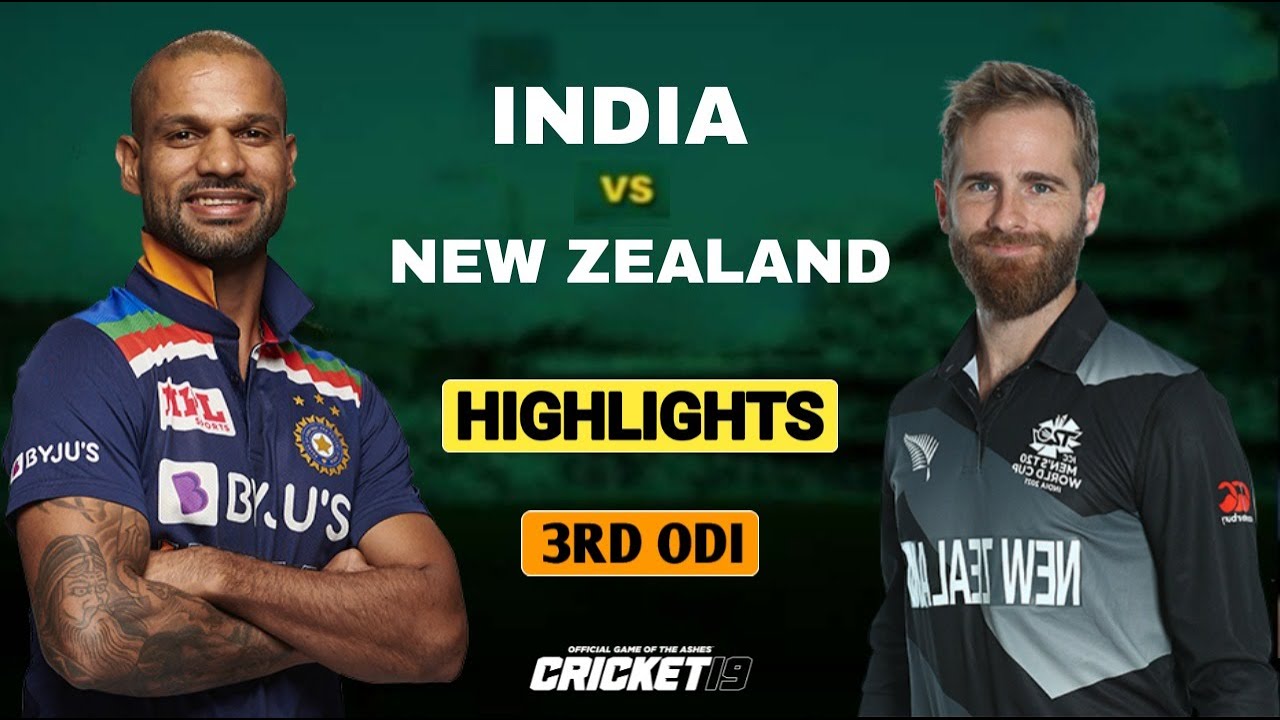 IND vs NZ 3rd ODI Highlights 2022 IND vs NZ 3rd ODI Full Match Highlights Hotstar Cricket 19