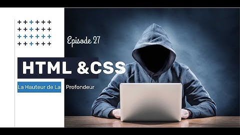 Mettre le css dans une page html (css en ligne) - HTML 5 & CSS 3 - 27