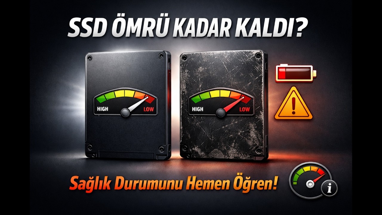 SSD DİSK KULLANIM ÖMRÜ NE KADAR KALMIŞ ÖĞRENİN SSD Disk YouTube