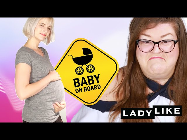We Wore Pregnancy Bellies • Ladylike class=