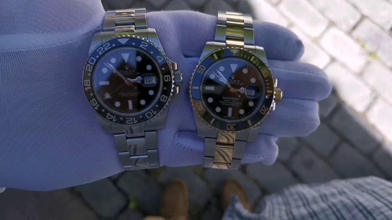 Rolex GMT Master II LN vs Two tone Rolex Submariner LN