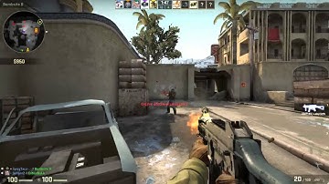 CSGO: The 5 man competitive killstreak with the UMP-45!