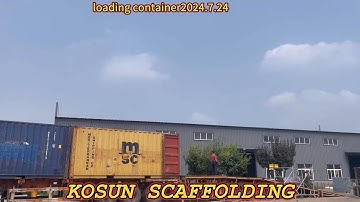 2025.3.26 LOADING CONTAINER-SCAFFOLDING FRAME Hunan Kosun Scaffold