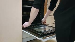 Как разобрать дверцу духовки газовой плиты