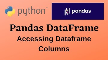 Python DataFrame PT-5.1 || Accessing DataFrame Columns || CLASS 12 Informatics Practices