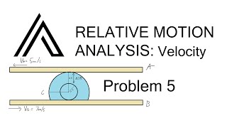 Relative Motion Analysis: Velocity - Problem 5 (IC Method)