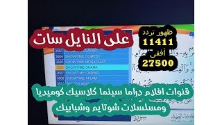 حصرررى جديد النايل سات , تردد قنوات 