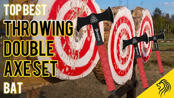 NedFoss Throwing Axes Set - DURABLE, BALANCED, FULL TANG DESIGN