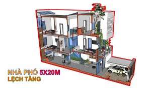 THE HOUSE 5X20M, 3 FLOORS