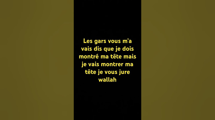 Je vous jure