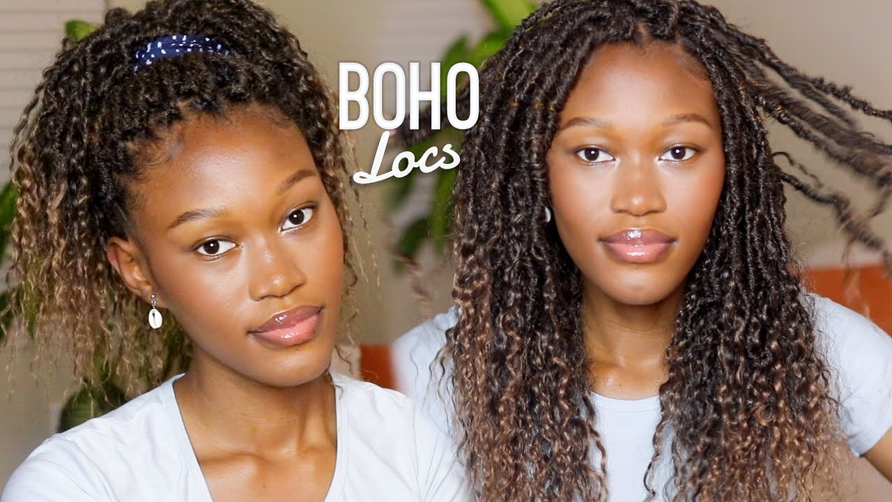 Bobbi Boss Synthetic Hair Crochet Braids African Roots Braid Collection Nu Locs 18" (6-Pack, 1B) - wide 5