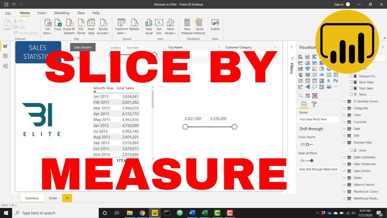 Power BI Filter By A Measure In A Slicer YouTube Power BI Filter By A Measure In A Slicer YouTube
