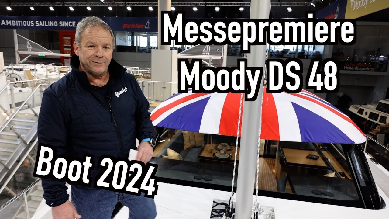 ⁣boot 2024: Weltpremiere Moody DS 48 - neue Deckssalonyacht