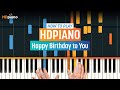 How to Play "Happy Birthday to You" (Older Lesson) | HDpiano (Whole Song) Piano Tutorial