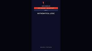 Gate 2027 Study Plan  Week 2  Mathematical Logic  20260413