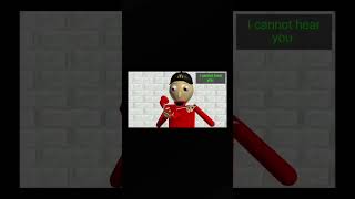 Baldi works at McDonald's but I voiced over it
