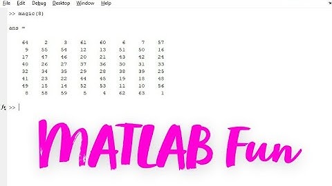 MATLAB Fun using MATLAB | Techs.