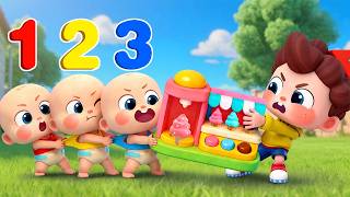 Download Lagu Baby Learns How to Share | Sharing is Caring 2 | Take Turns | Nursery Rhymes \u0026 Kids Songs | BabyBus MP3