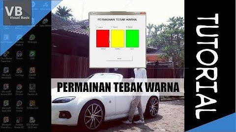 Visual Basic 6.0 Membuat permainan tebak warna