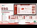 ESG Investment Firms Dashboard in Excel