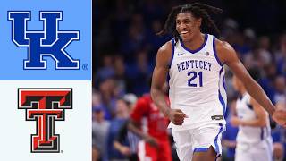 Full Kentucky vs Texas Tech |  FULL GAME Highlights | Men's College Basketball News
