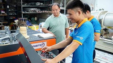 Hướng dẫn cách sử dụng máy uốn vòm nhôm Faster CNC 25 tấn tại Hcm - Genma