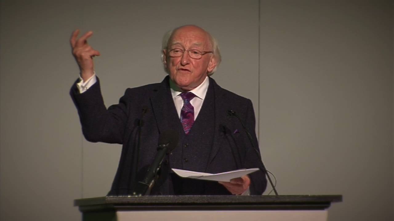 President Higgins delivers keynote address on the life and legacy of Eva Gore Booth