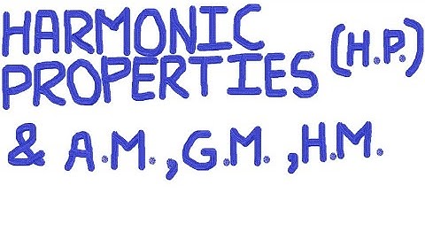 Sequence and Series-6 |HP, AM, GM, HM | IIT-Jee |Jee-mains and advance| #iit #nit #jee2022 #jeemains