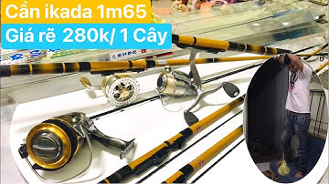 Cần Ikada Giả Trúc Giá Rẽ , Test Nhất Tĩnh Thật Tế , Thích Hợp Câu Cá Vặt Hoặc Câu Tôm