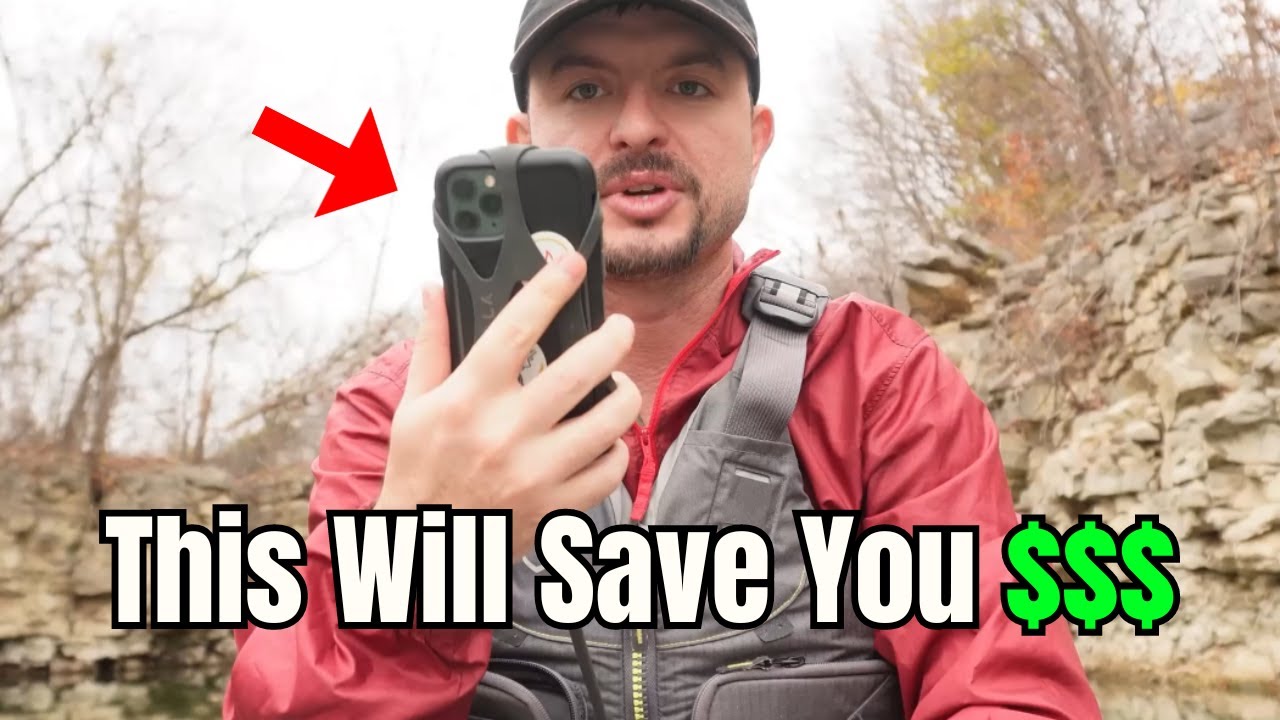 Must Have CHEAP Kayak Fishing Product | HangTime KOALA Phone Harness Review