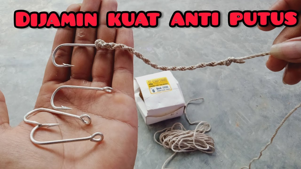 SIMPUL PANCING TERKUAT DAN ANTI PUTUS UNTUK MANCING LABI-LABI/BULUS