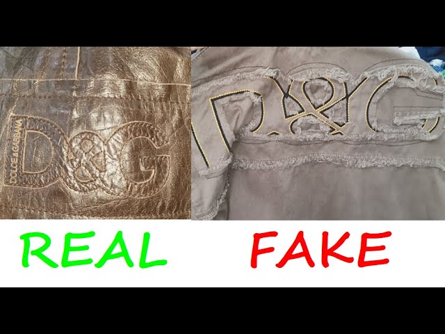 Dolce & Gabbana Jacket real vs fake. How to spot counterfeit D&G jackets -  YouTube