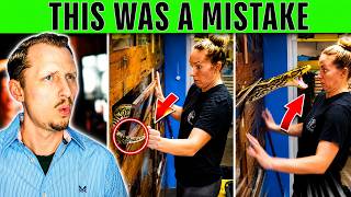 She Made a Python Angry... Then This Happened | Zoologist Reacts